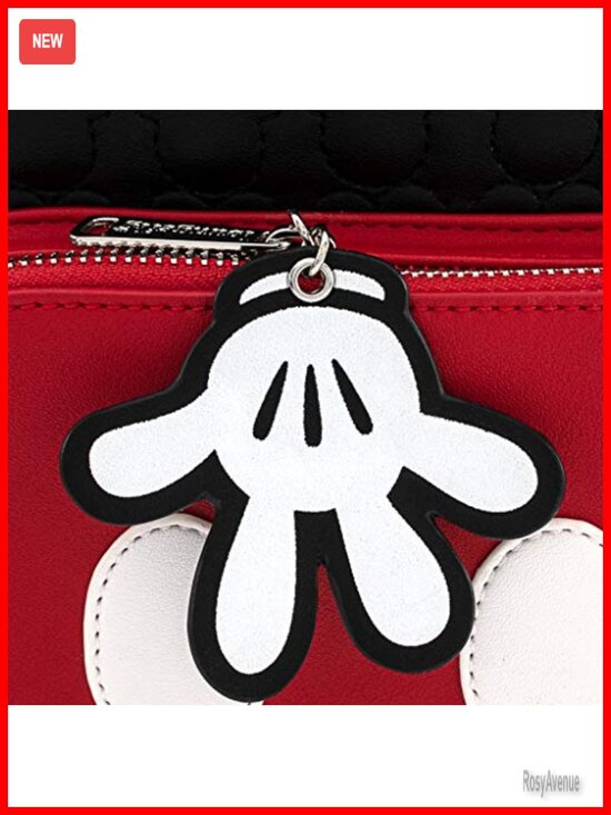 Loungefly Disney Mickey Mouse Quilted Cosplay Mini Backpack Faux Leather Vegan main image 4